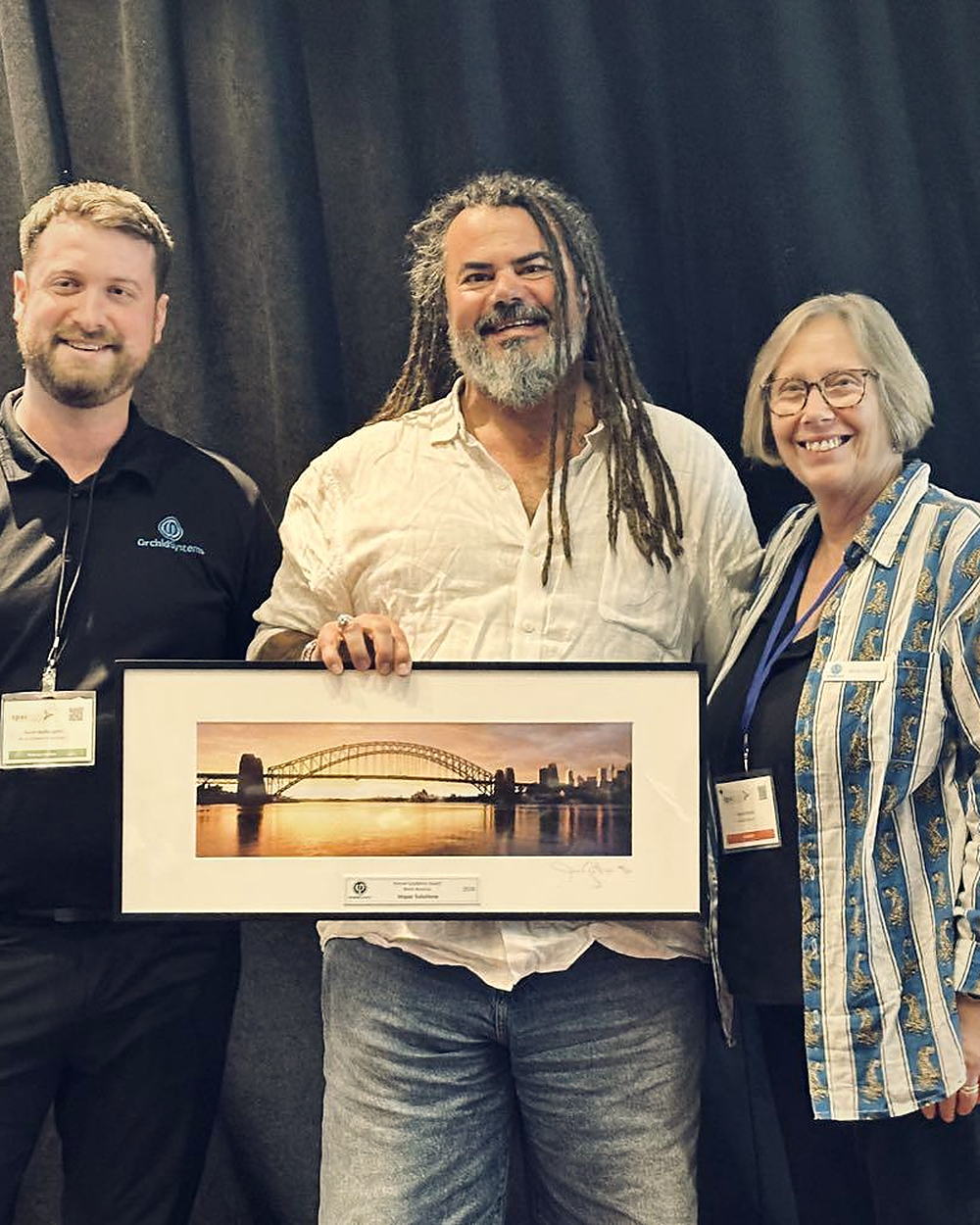 An award presented on the final morning
